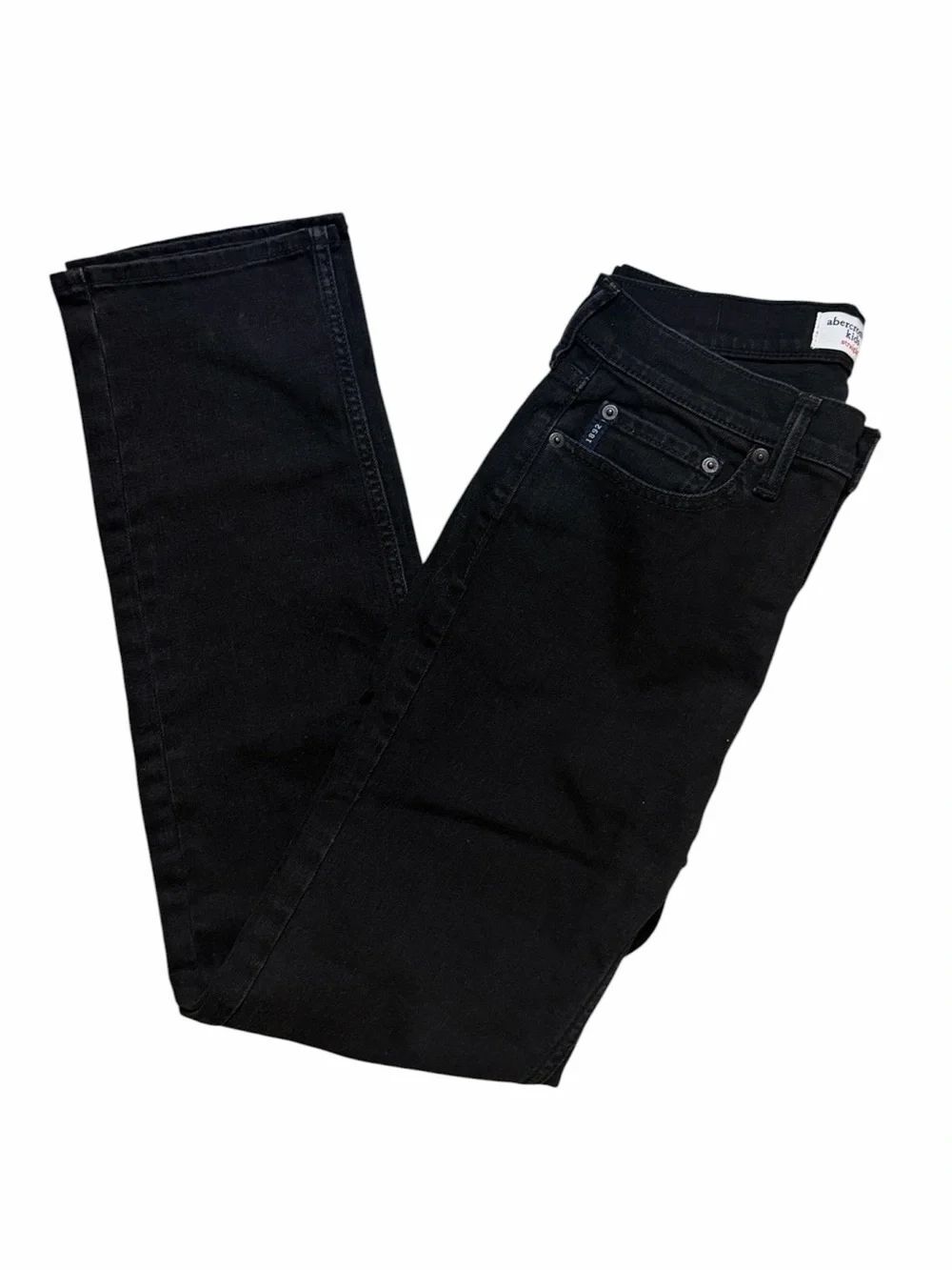 Abercrombie and Fitch Black Faded Straight/Slim  Fit Boys Jeans(Size 15/16)